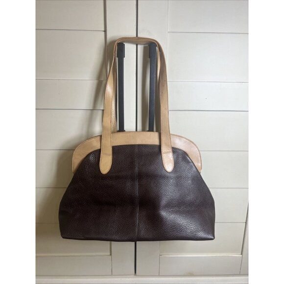 PETUSCO Spanish Genuine Leather Made in Spain Brown Doctor Style Shoulder Bag - Picture 2 of 12